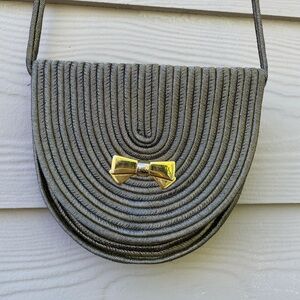 Nina Ricci rope bow flap shoulder bag